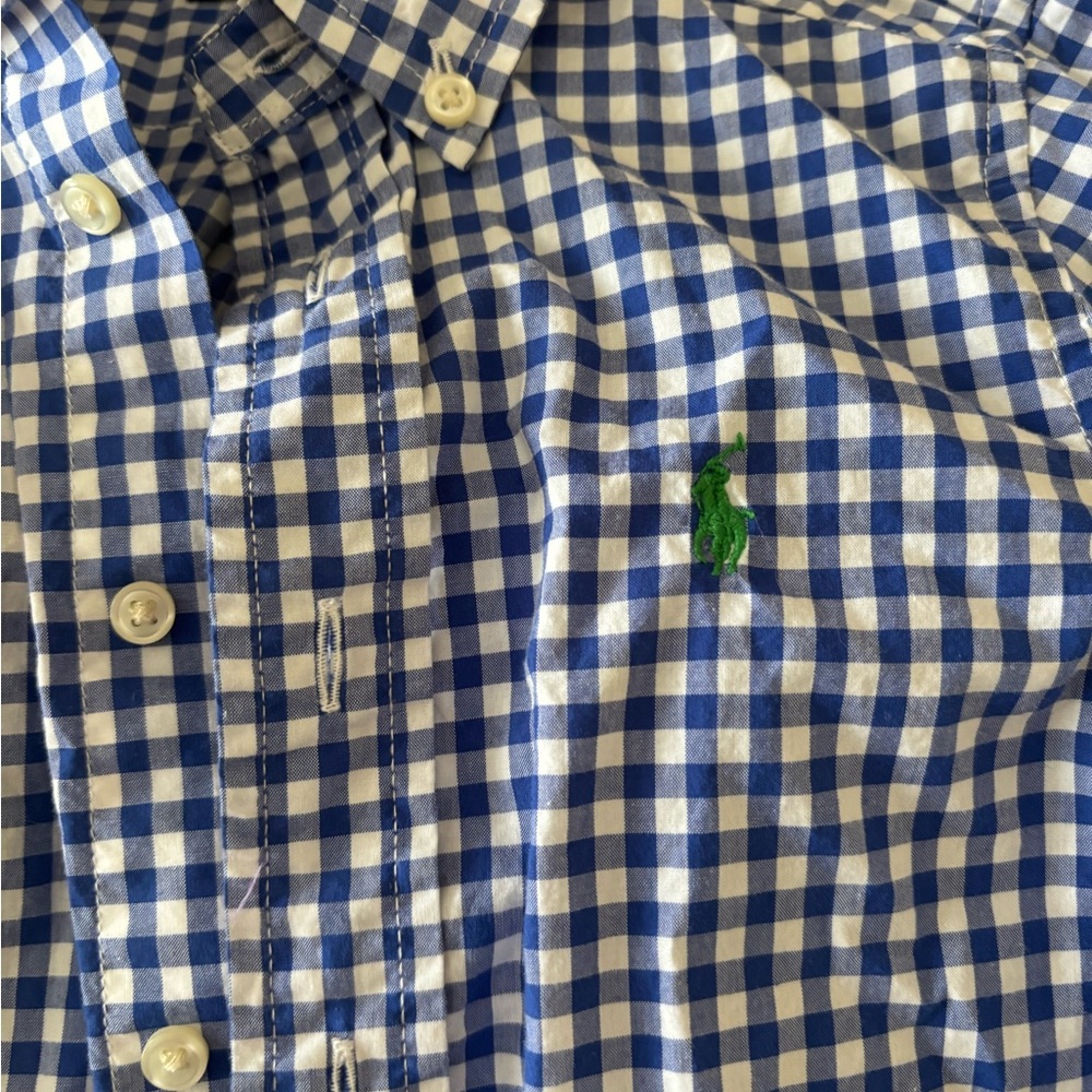 Polo by Ralph Lauren Blue Checkered boys Shirt